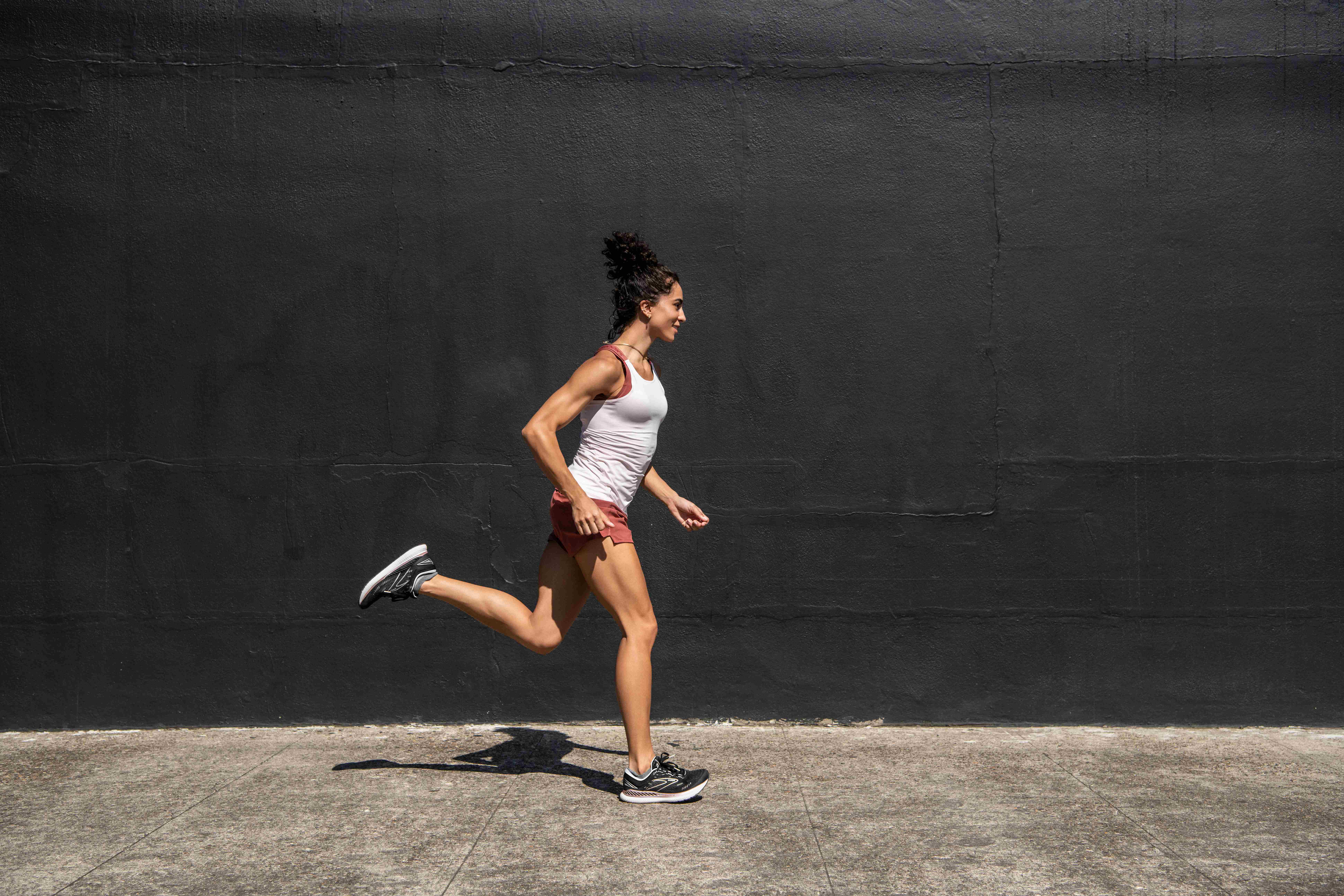 A female runner