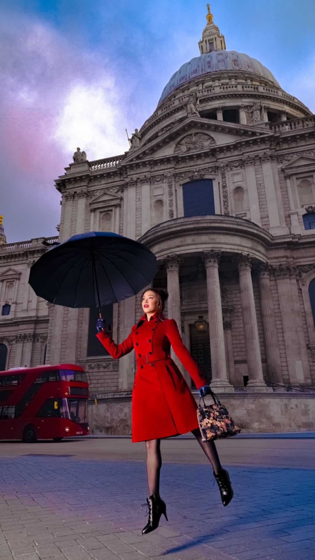 Mary Poppins recreated in London