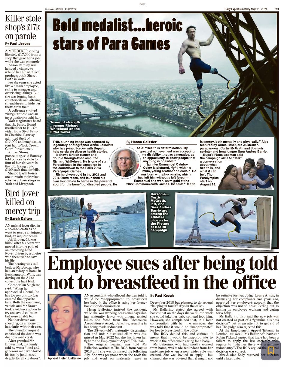 Bupa - Daily Express Print 2024